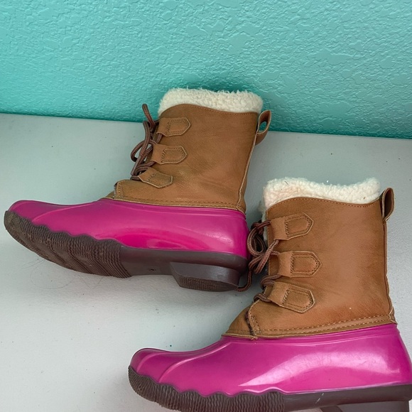 Jessica Carlyle Gavin Girl Duck Boots Pink Size 2 - Picture 5 of 8